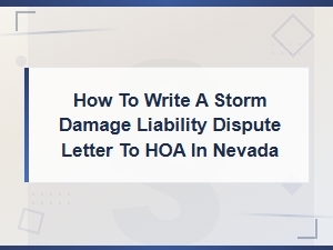How to Dispute Storm Damage Liability with Your Hoa